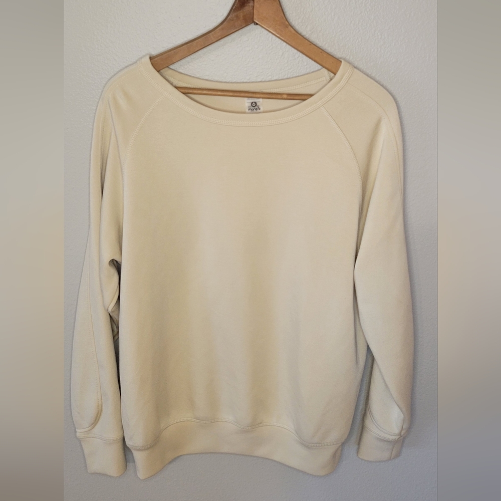 Mono B tan crewneck